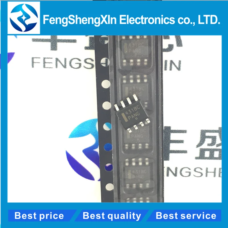 

50pcs/lot New TL431BCDR2G 431BC TL431BCDR SOP-8 PROGRAMMABLE PRECISION REFERENCES