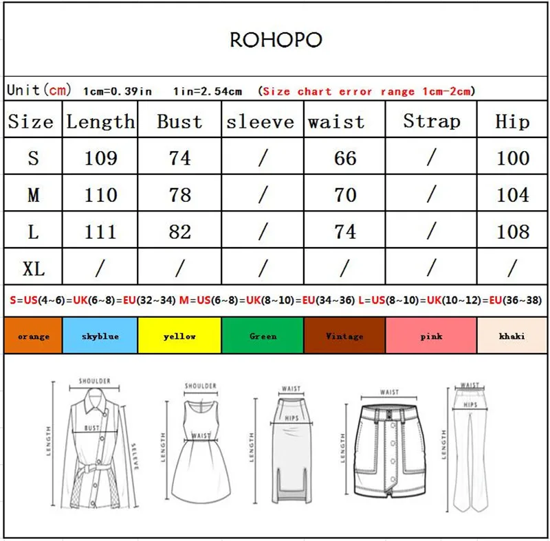 ROHOPO полосатый Небесно-Голубой комбинезон без рукавов бретелек офисный женский