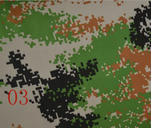 Широкая 145 см Ткань Оксфорд Камуфляжный принт Серебристая или полиуретановая