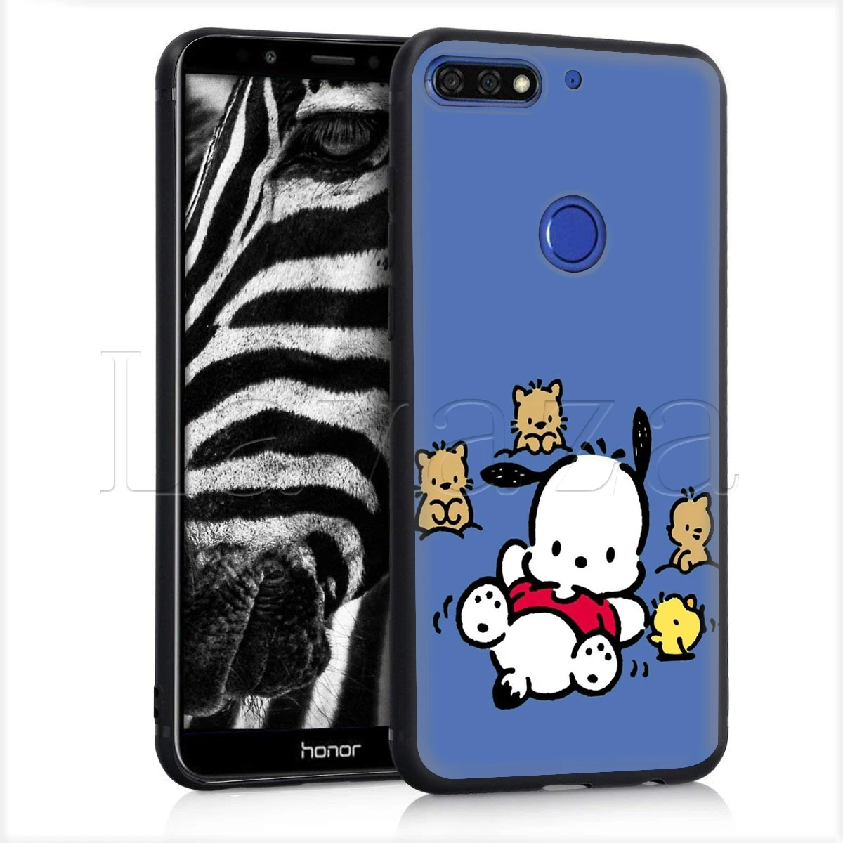 Lavaza милый мультяшный черный чехол с собакой для Honor Mate 10 20S 6A 7A 7C 7X 8A 8C 8X 9 P9 Lite Pro Y6 Y7 Y9