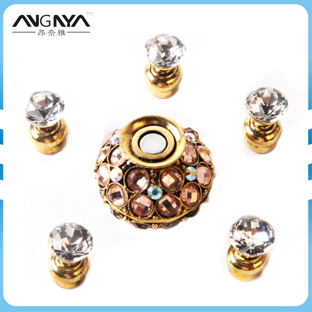 Подставка для ногтей ANGNYA магнитный держатель золотой дизайн|manicure stand|manicure