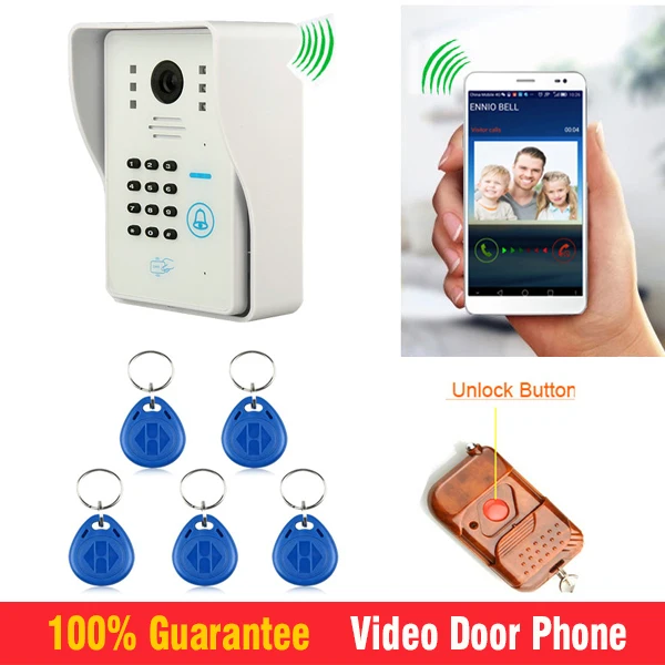 Беспроводная система видеодомофона с поддержкой Wi Fi пульт дистанционного
