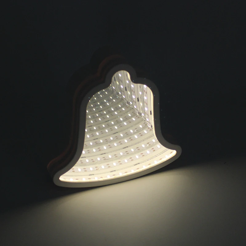 Декоративный домашний ночник маленькая форма колокольчика 3D Skylight туннельная