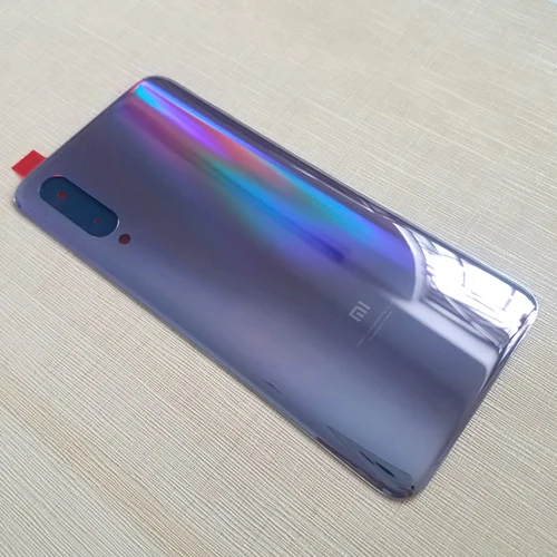 Mi 9 Lavender Violet Чехол для Xiaomi mi 9 mi 9, крышка для батареи, задняя крышка корпуса, задний Чехол для mi 9 SE 9SE, запасные части для двери батареи+ наклейка - Цвет: Mi 9 Lavender Violet