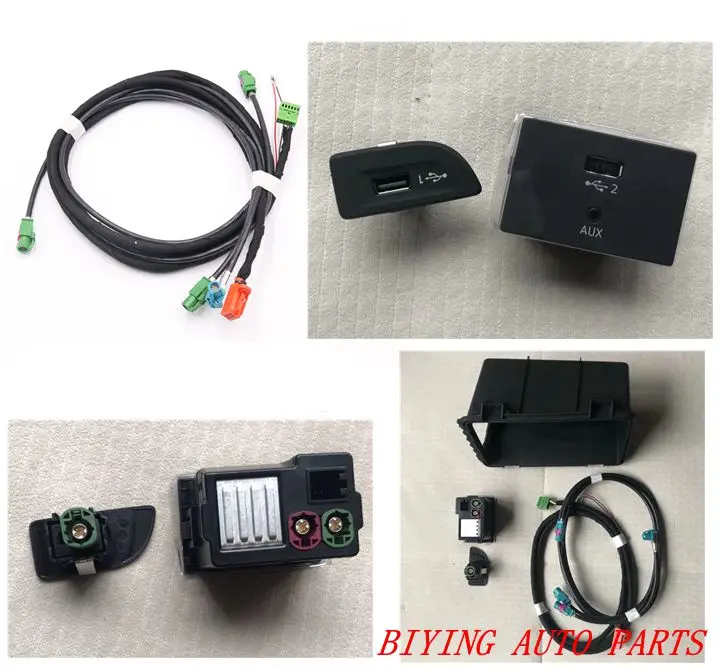 Для Audi A3 8V MIB 2 CarPlay MDI USB AMI установить разъем переключатель кнопка жгут|Кабели