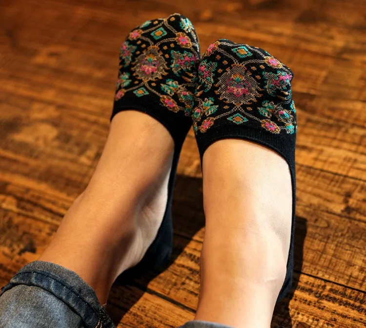 Женские носки с вышивкой [COSPLACOOL] в стиле Харадзюку ретро|socks pattern|socks stylestyle socks |
