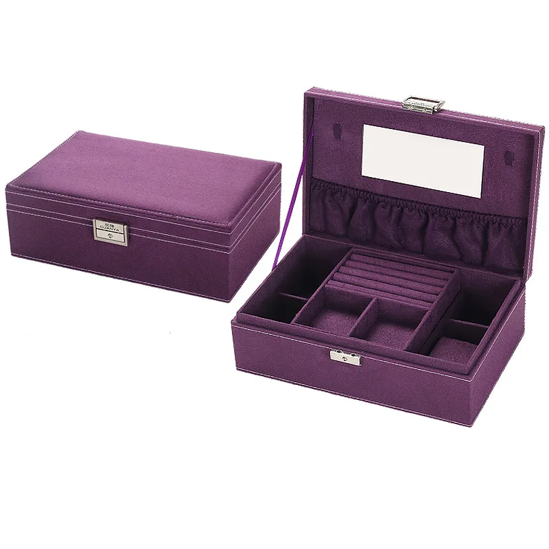 

Guanya Jewelry Accessories Box Bracelets/Necklace/Bangle/Rings/Earrings Storage Box Casket for Decorations Wedding Gift Birthday