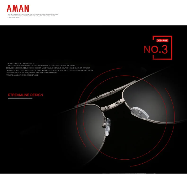 Мужские брендовые дизайнерские складные солнцезащитные очки-авиаторы, поляризационные мужские и женские Модные Винтажные Очки для вождения, аксессуары для очков