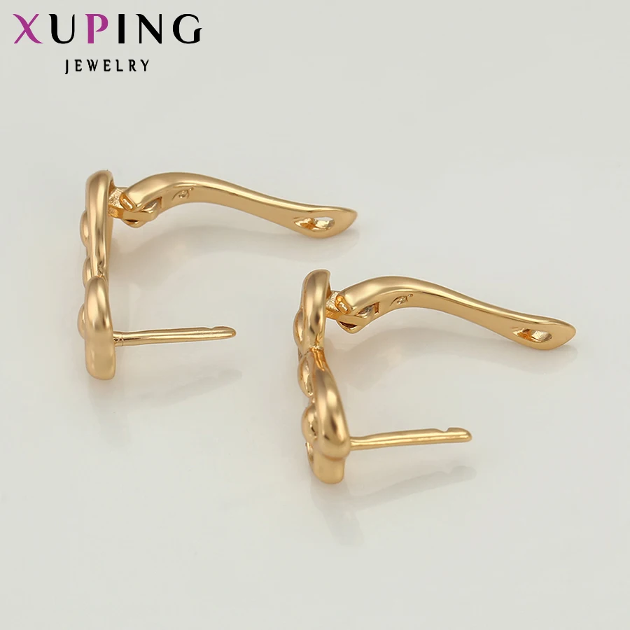 Xuping, модные серьги, специальный геометрический дизайн, серьги-кольца для подарка, позолоченные ювелирные изделия, высокое качество, подарок 29600