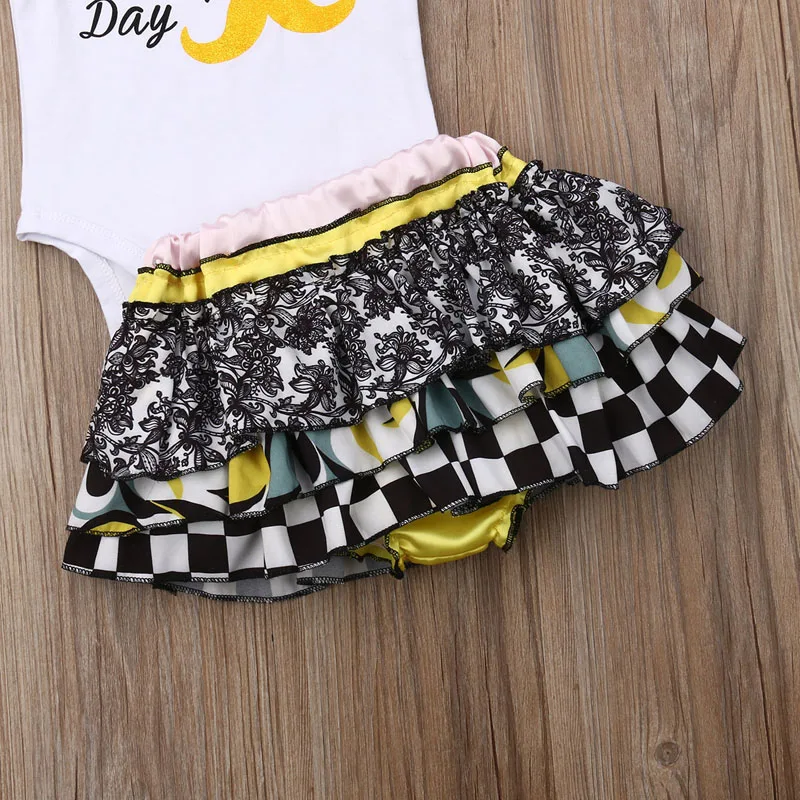 Pudcoco/Одежда для маленьких девочек от 0 до 24 месяцев Детский комбинезон с надписью