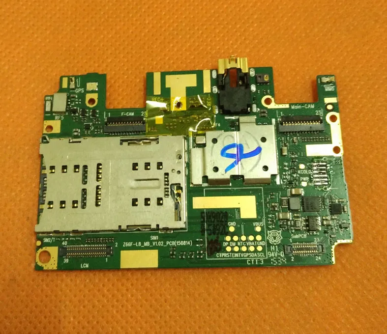 Оригинальная материнская плата 2G ram+ 16G rom, материнская плата для Cubot X16 4G LTE MTK6735, четырехъядерный процессор 5," FHD 1080*1920