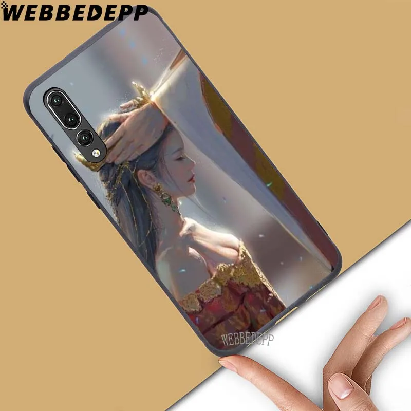 WEBBEDEPP свадебное платье для девочек мягкий чехол Huawei Honor 6 7A Pro 7C 8C 7X 8X 8 9 10 lite