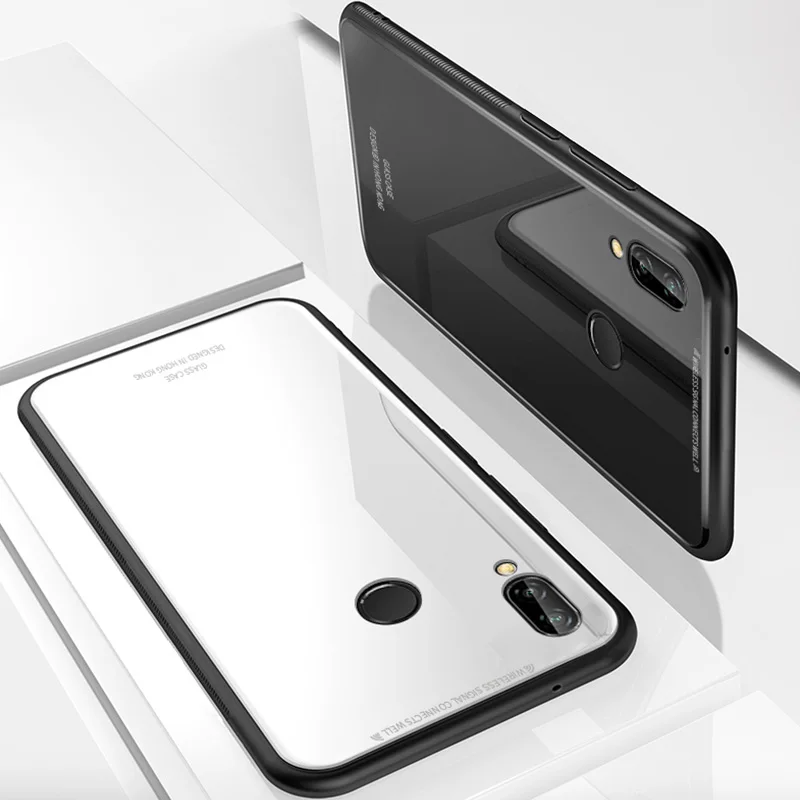 Чехол для Samsung Galaxy M20 противоударный жесткий гибридный закаленное стекло |