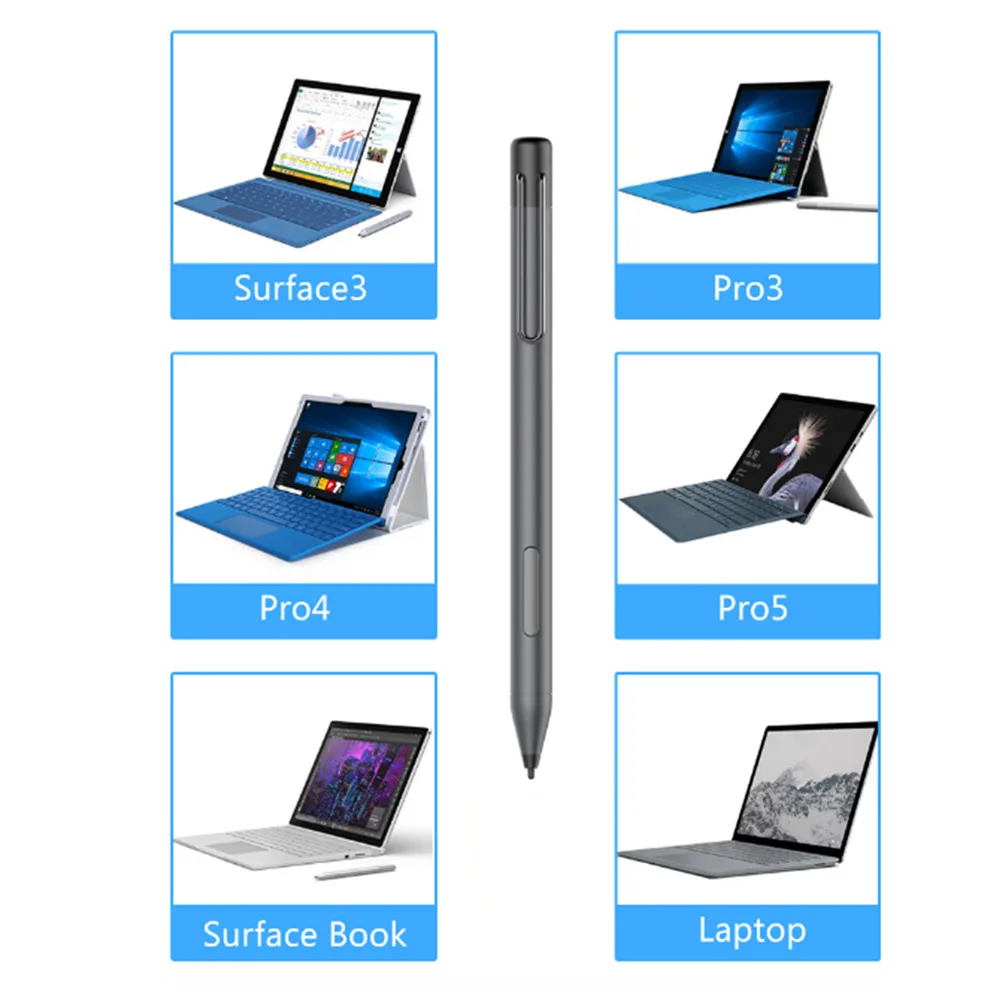 Стилус для сенсорного экрана Microsoft Surface Pro 3 4 5 6 ёмкостная ручка ноутбука с правой