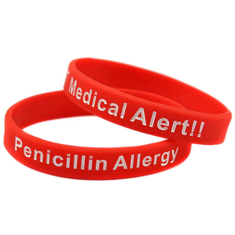 1 шт. силиконовый браслет для напоминания 3 цвета|silicone wristband|medical alert braceletsmedical |