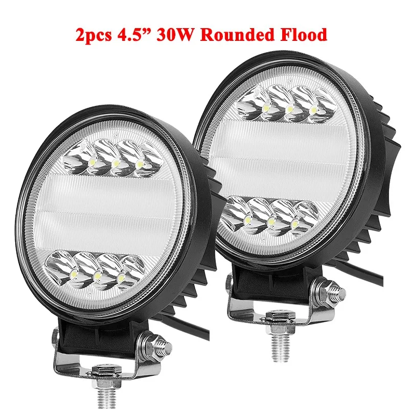 2x30W Combo VISORAK " 27 Вт 48 Вт внедорожный светодиодный рабочий светильник 4x4 Светодиодный рабочий грузовик светодиодный Froklift светодиодный головной светильник для автомобиля 4WD 4x4 SUV ATV Froklift Truck - Цвет: 2x30W Combo
