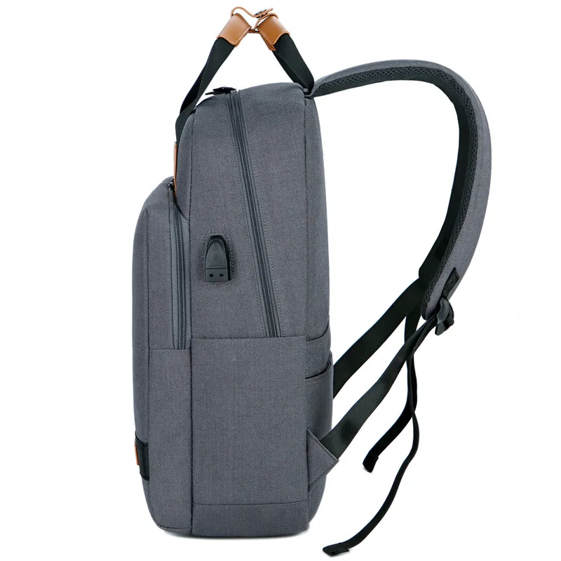 Рюкзак для ноутбука с зарядкой USB мужской женский дорожная школьная сумка Macbook 15 6