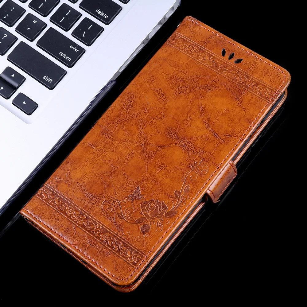 Чехол из тисненой кожи Wileyfox Swift 2 Plus Spark X откидной чехол с слотами для карт 1