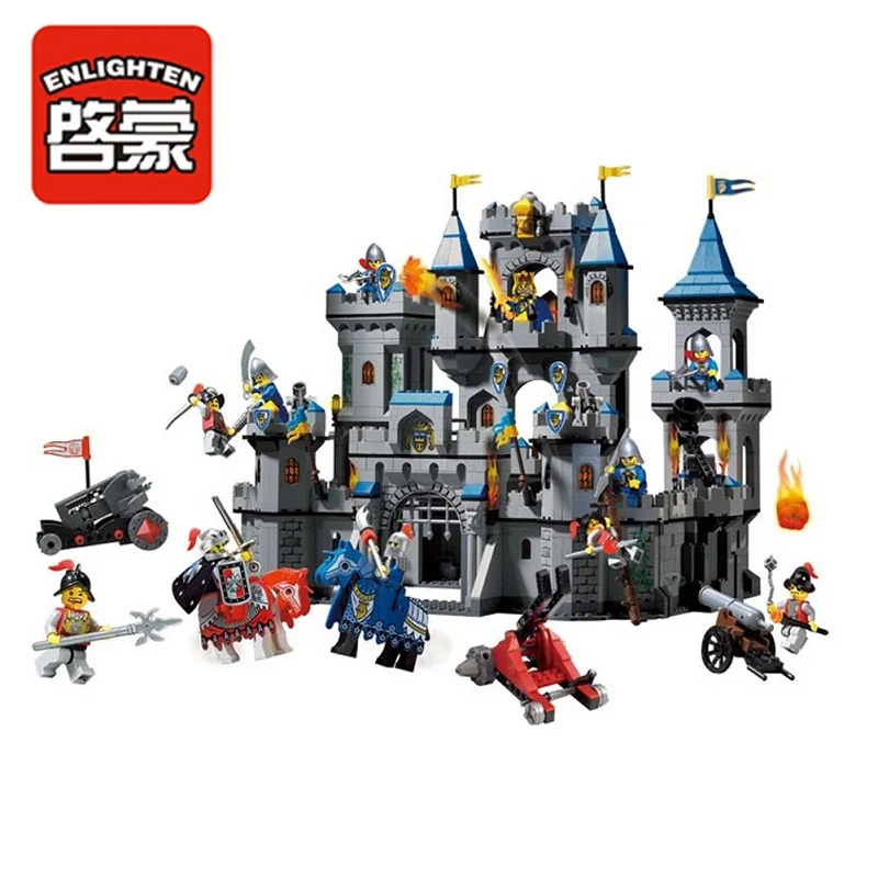 1023 Elves Building Block War of Glory замок Рыцари битва бункер Образовательные Кирпичи Игрушка мальчик подарок - Цвет: 1023