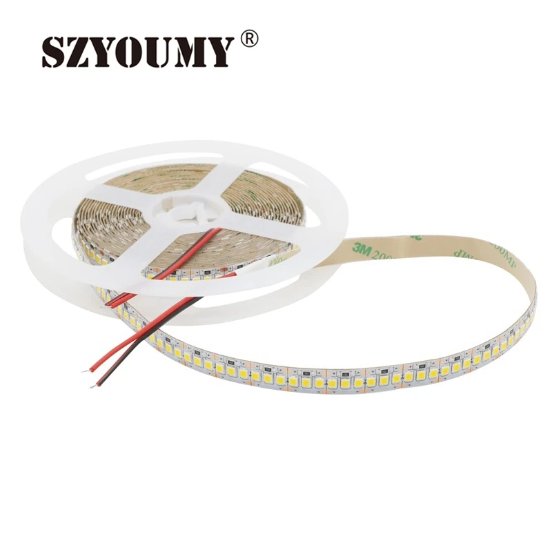 SZYOUMY 5 м 12 В IP20 водопроницаемая 2835 Светодиодная лента 240 гибкая лампа м/катушка