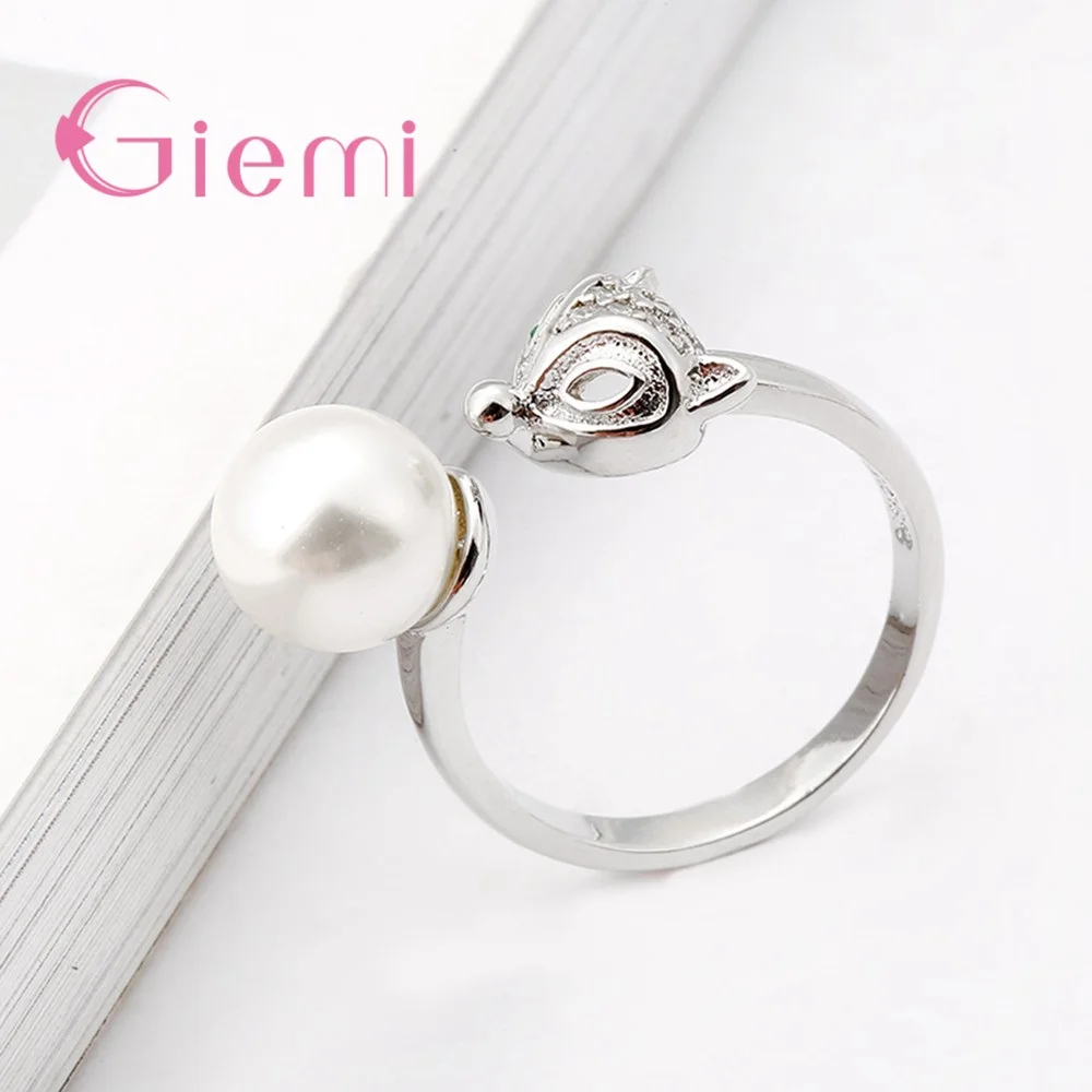 Женское кольцо из серебра 925 пробы с изменяемым размером|finger ring|fox ringrings for women |