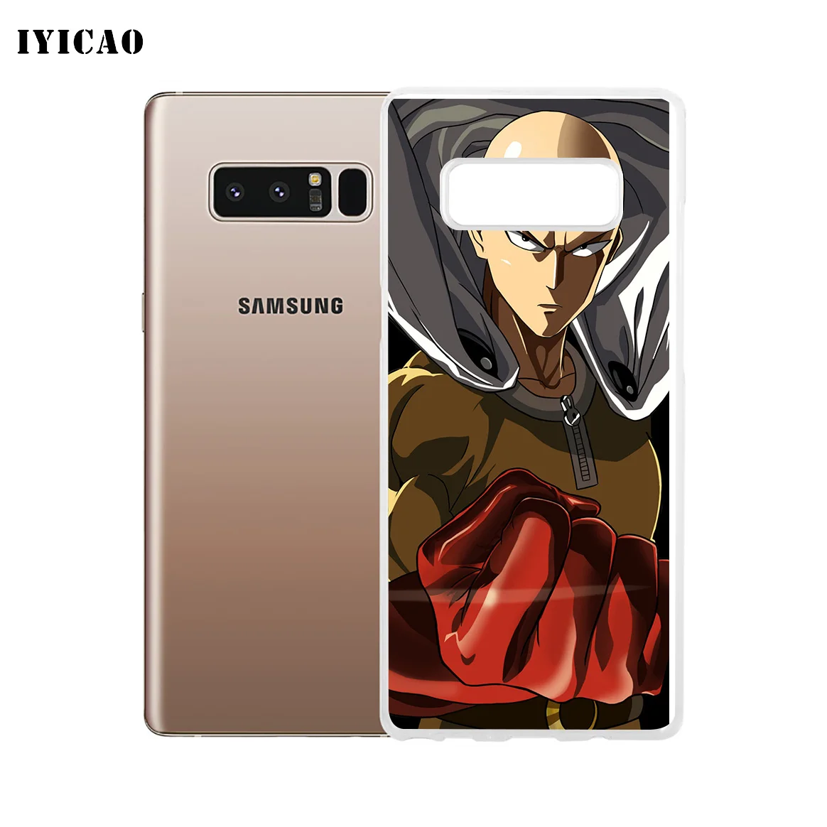 IYICAO One Punch Man Мягкий силиконовый чехол для телефона samsung A5 A6 Plus A7 A8 A9 J3 J5 J7 Note 8 9 TPU |