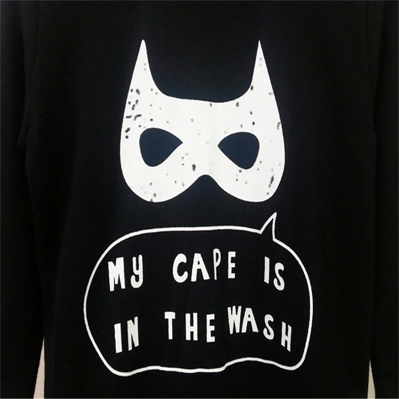 Batrman Mask/Повседневный пуловер для маленьких мальчиков топы свитер с длинными