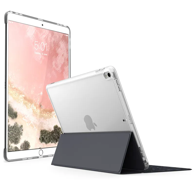 Для iPad Pro 10,5 чехол()/Air 3 10,5 чехол() Прозрачный гибридный Чехол, совместимый с официальной смарт-крышкой/смарт-клавиатурой