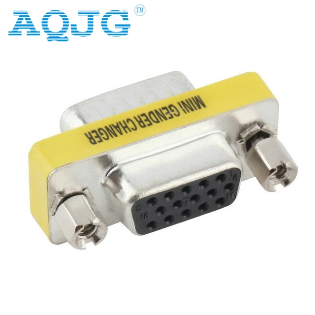VGA/SVGA 15 pin port Saver VGA адаптер Женский на Мужской D-sub 15pin мужской AQJG | Строительство и