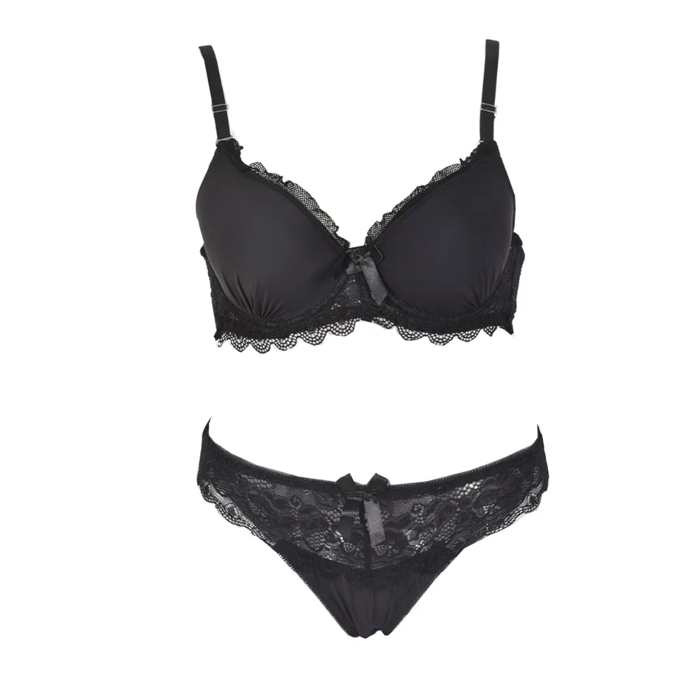 

New intimates Sexy Bra Brief Sets Luxury Lace Push Up Bra Set Women Plus Size Underwear Set Girl brassiere fashion lingerie set