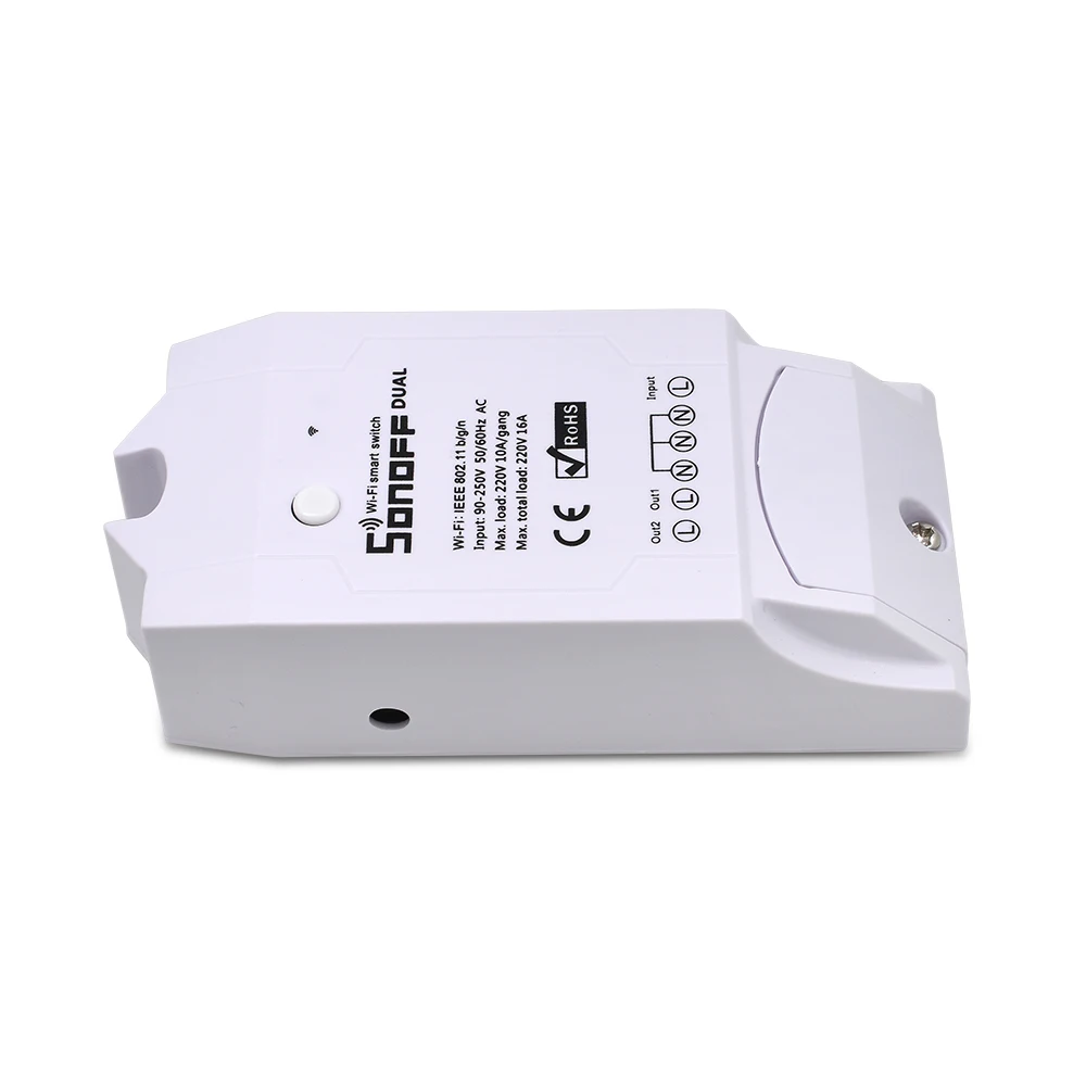 Умный беспроводной Wi Fi переключатель Sonoff POW R2 15 А измерение энергопотребления в