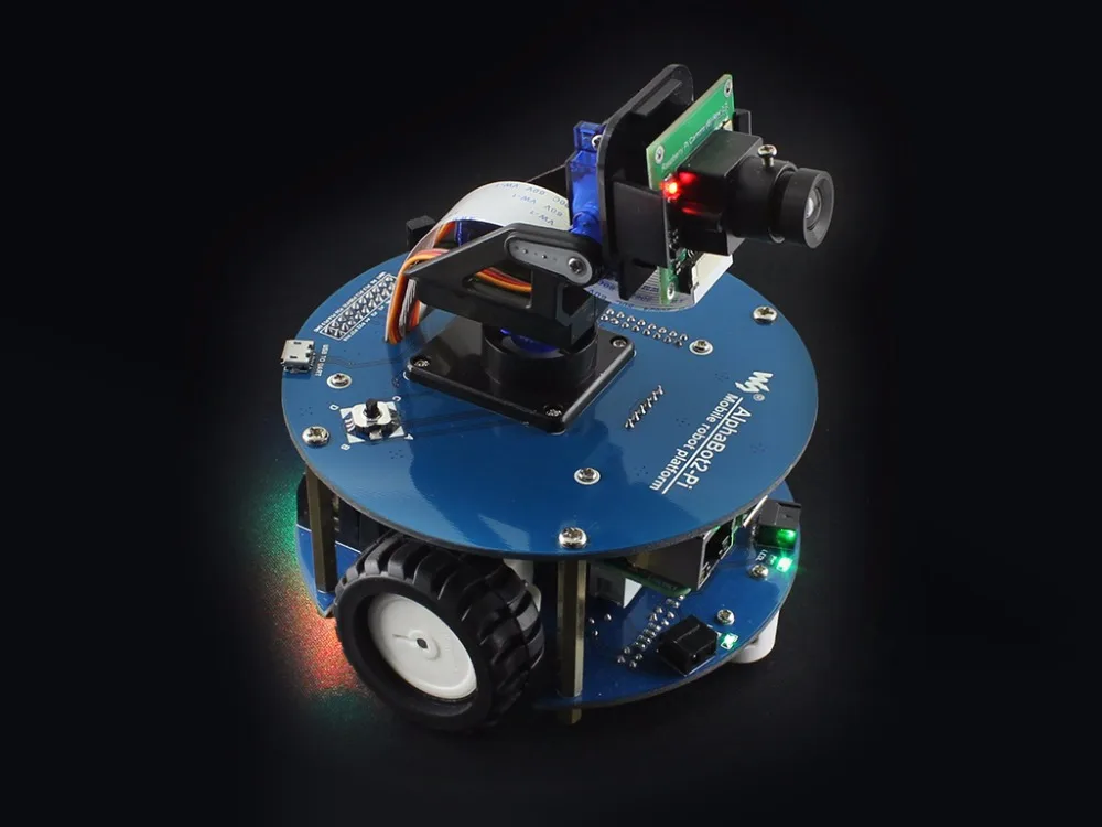 Raspberry Pi AlphaBot2 Acce Pack robot building kit для 3 Model B (без Pi) + RPi Camera (B) ИК пульт дистанционного