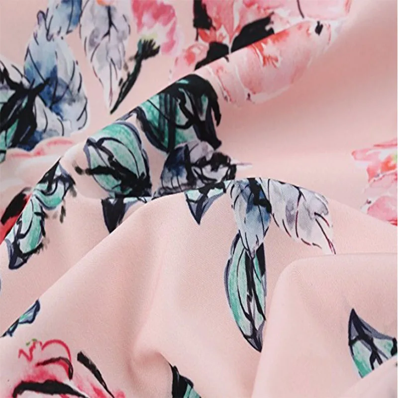 Чжихун Для женщин Весенняя мода печатных длинное платье с рукавом три четверти