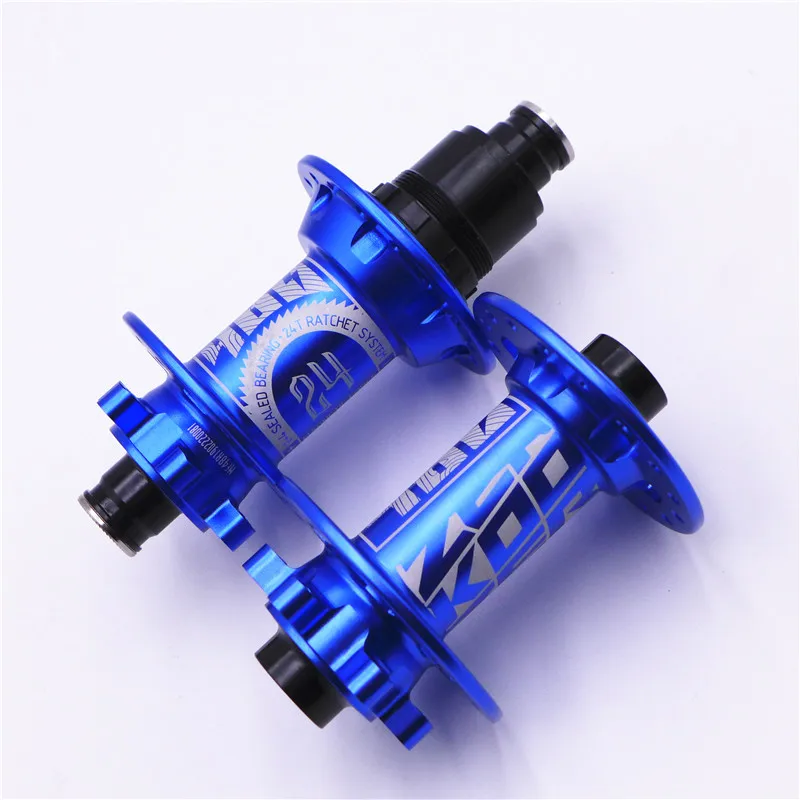 KOOZER MF480 MTB концентратор 32 отверстия дисковый тормоз горного велосипеда подшипник ступицы трещотка системы - Цвет: blue thru XD