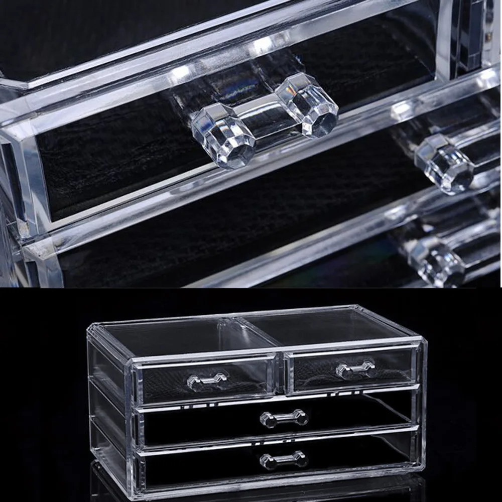 Прозрачный цветной трехслойный Многофункциональный демонстрационный стеллаж