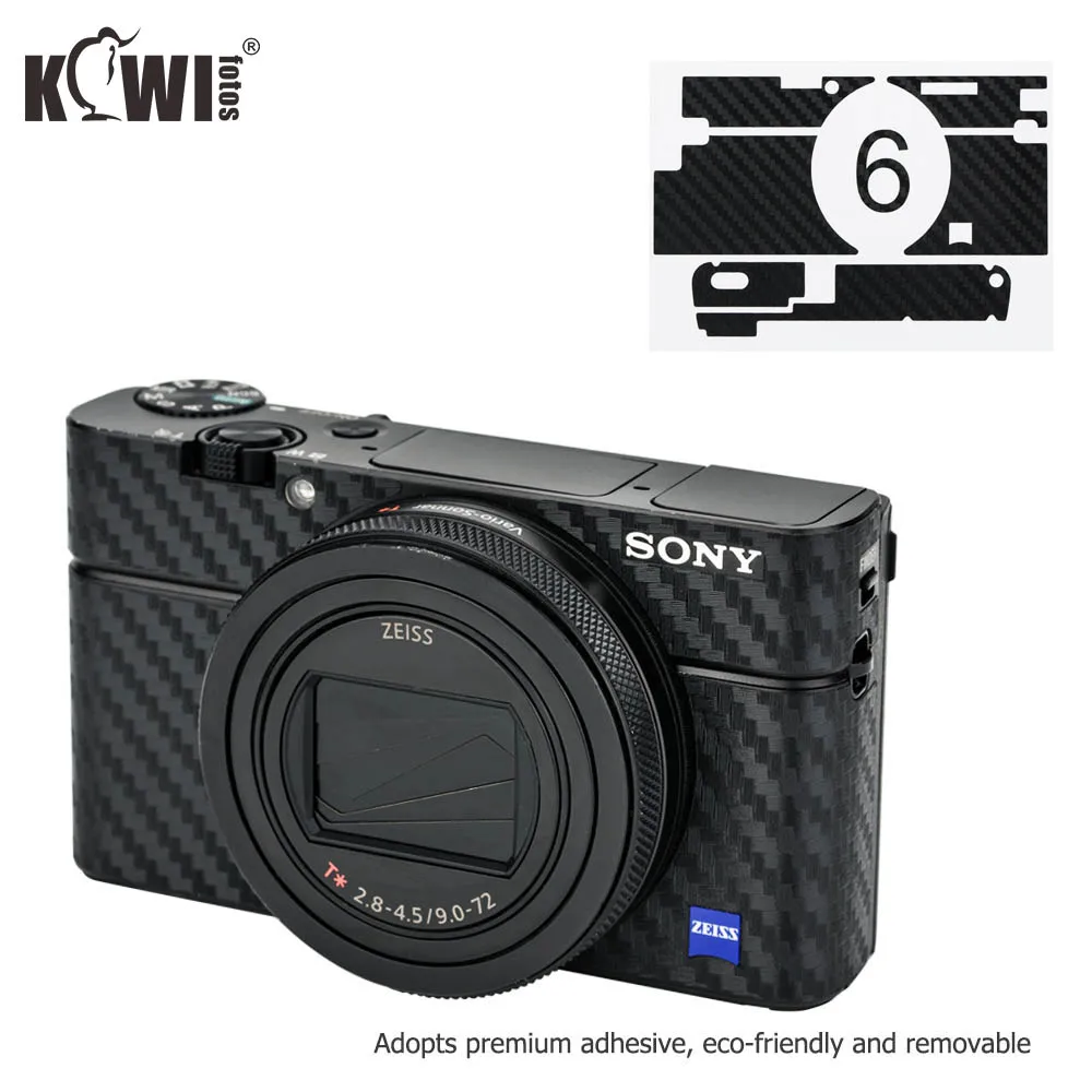 Чехол для Камеры KIWIFOTOS с защитой от царапин углеволоконная пленка Sony RX100 VI RX100VI