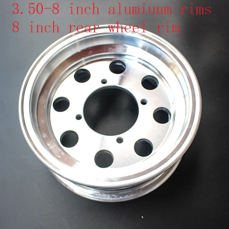 

Size 3.50-8'' rear rims Monkey Bike Small Monkey Motorcycle Wheel Modified 8 Inch Electroplated hub Adaptable 130/50-8 tire tyre