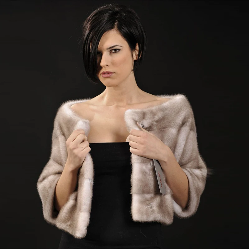 TOPFUR короткий тип новинка настоящая норковая шуба для женщин длина 40 см