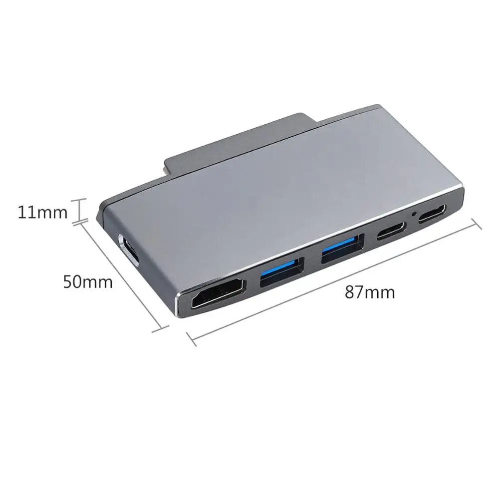 USB концентратор LiNKFOR HDMI адаптер 6 в 1 C 2 порта 4K для док станции Surface Go|Кабели USB| |