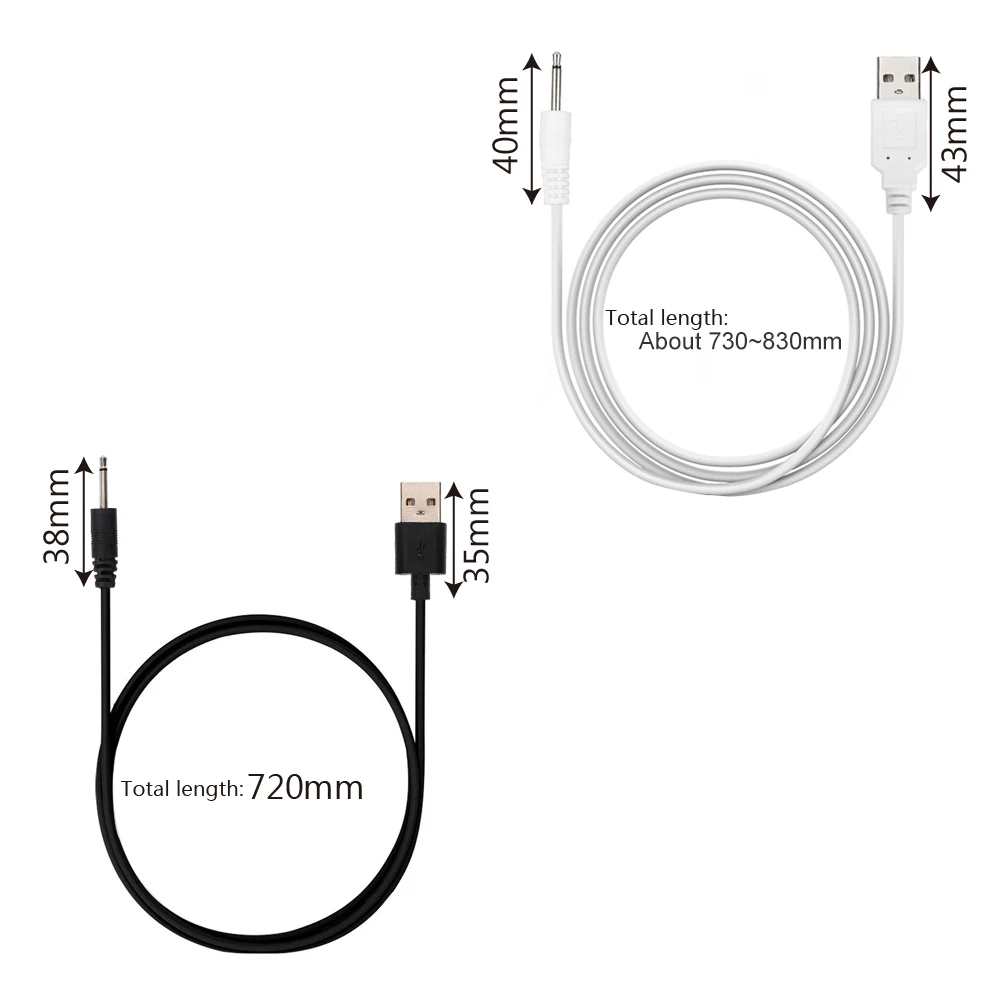 USB зарядный кабель для перезаряжаемых вибраторов фаллоимитатор секс игрушки