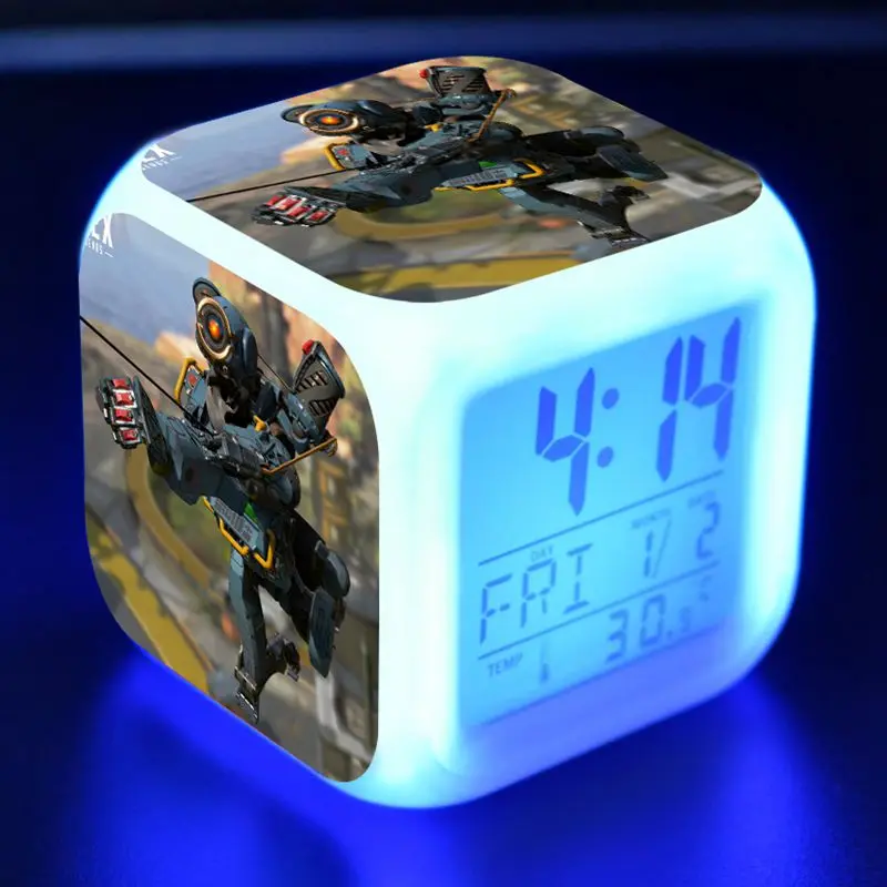 N28 Боевой Королевский Apex Legends рисунок светодиодный Будильник красочный флэш-светильник Apex Legends игра для мальчиков Figma игрушки - Цвет: N28