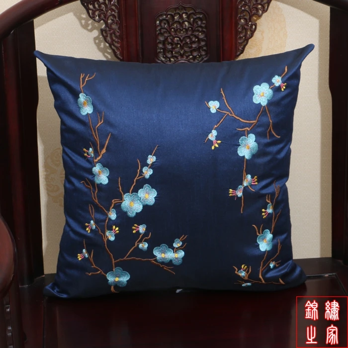 45*45 см Новый Классический китайский простой стиль Шелковый Вышитый Зимний милый