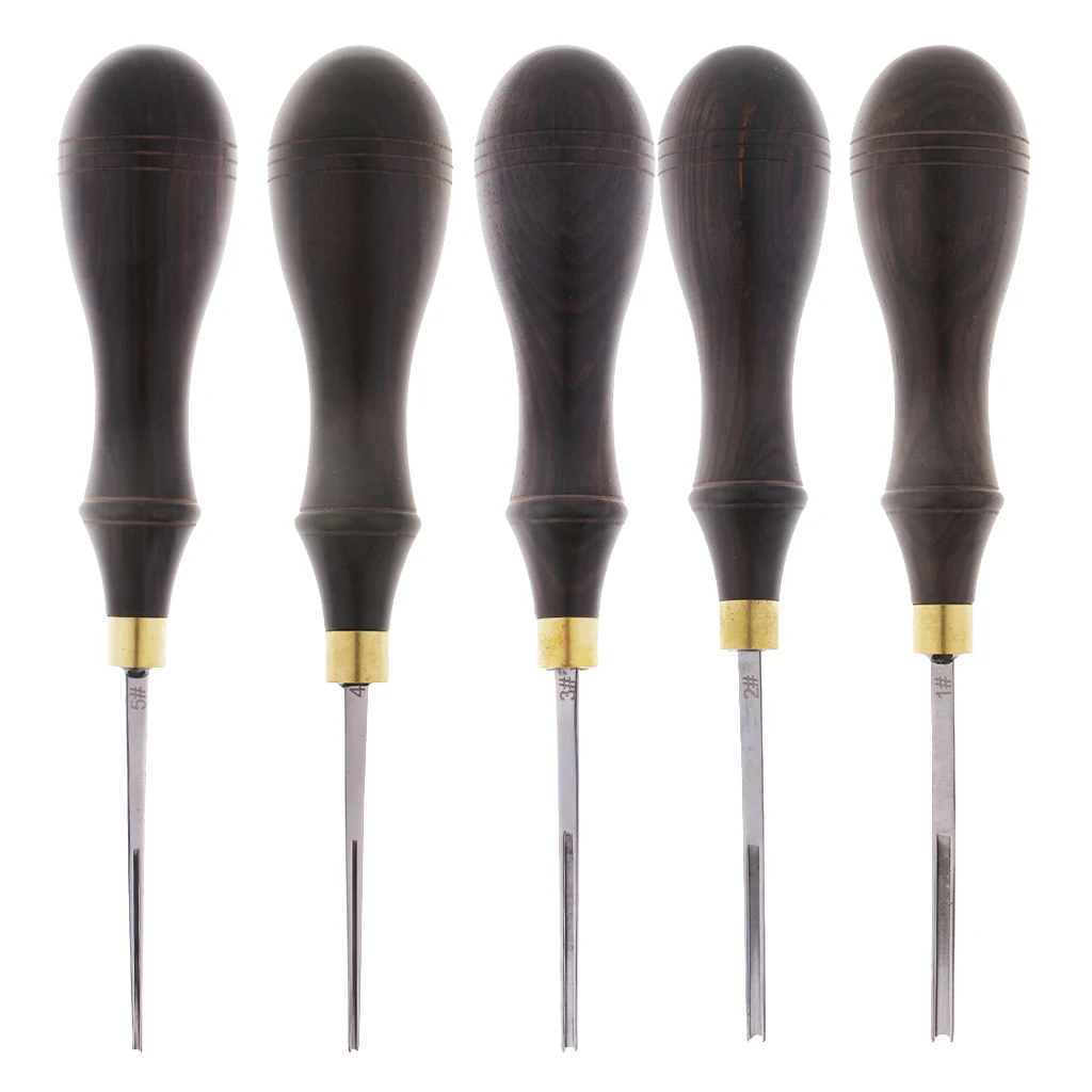 

Leathercraft Edge Beveler Skiving Craft Set for Hand Leather Craft Tools DIY 2.25mm 1.8mm 1.3mm 0.7mm 0.6mm