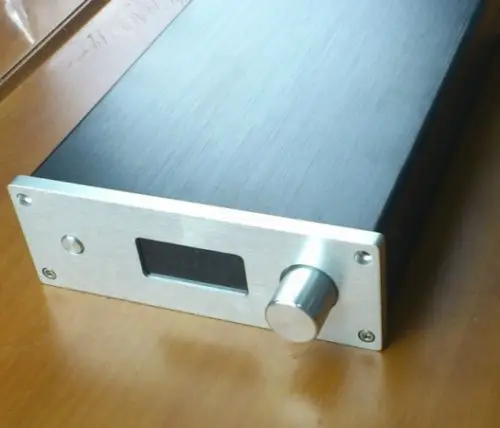 Douk аудио мини-усилитель шасси алюминиевый корпус DIY чехол для системы дистанционного управления