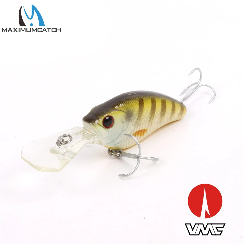 Maximumcatch 1 шт. пожизненная кривошипная приманка рыболовные приманки с VMC крючками 60