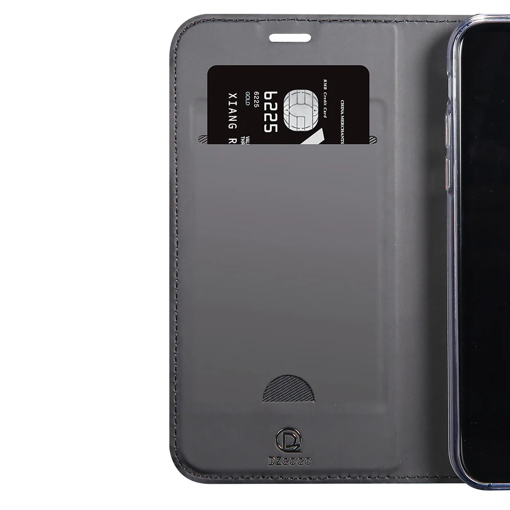 Чехол книжка из искусственной кожи серии DZGOGO ISKIN для iPhone X 7 8 Plus 6 6S чехол подставка