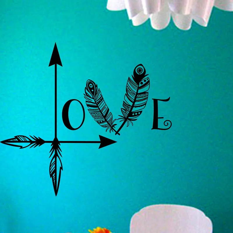 Фотообои ZOOYOO со стрелками и перьями|decor wallpaper|designer wall stickerswall sticker |