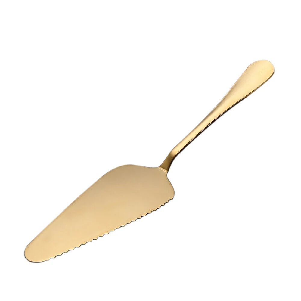 Зубчатая кромка из нержавеющей стали для торта лопатка пиццы резак инструмент