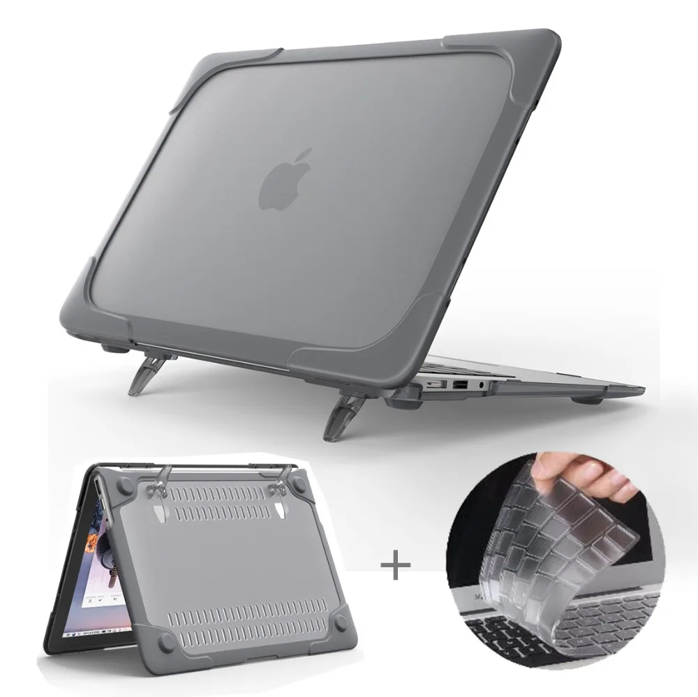 Новый противоударный складной чехол-подставка для ноутбука Macbook Air Pro Retina 11 12 13 15 3 4