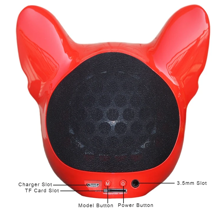 Aerobull Nano беспроводной Bluetooth динамик глубокий бас бульдог динамик сабвуфер многоцелевой компьютер PC динамик TF MP3 плеер